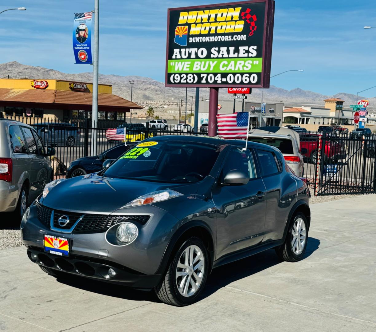 2014 Charcoal Nissan Juke (JN8AF5MR6ET) , located at 2190 Hwy 95, Bullhead City, AZ, 86442, (928) 704-0060, 0.000000, 0.000000 - Photo#1